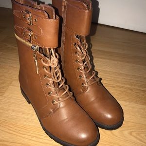 Tan/Chestnut Combat boots
